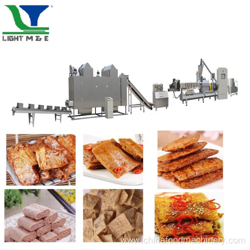 Soya nugget twin screw extruder